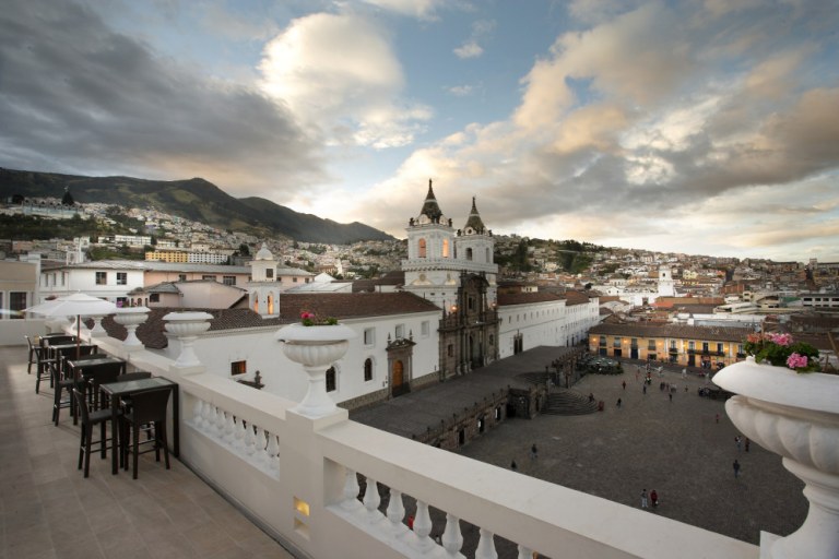 Photo: Casa Gangotena Boutique Hotel in Quito Ecuador